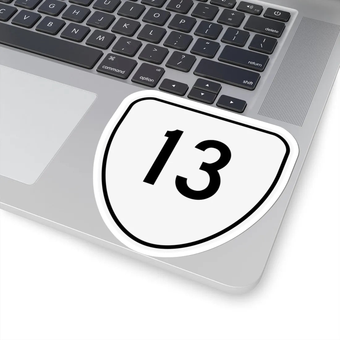 Virginia 13 1956 (Virginia) (Road Sign) STICKER Vinyl Kiss-Cut Decal - The Sticker Space