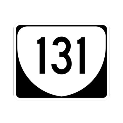 Virginia 131 (Virginia) (Road Sign) STICKER Vinyl Kiss-Cut Decal 2 Inch White - The Sticker Space