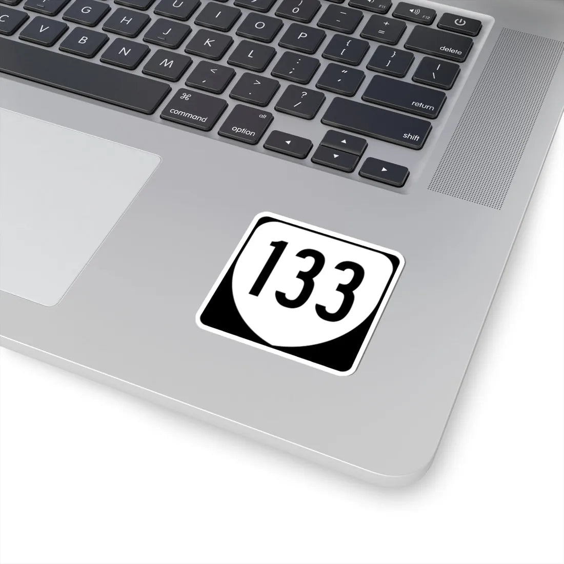 Virginia 133 1980 (Virginia) (Road Sign) STICKER Vinyl Kiss-Cut Decal - The Sticker Space