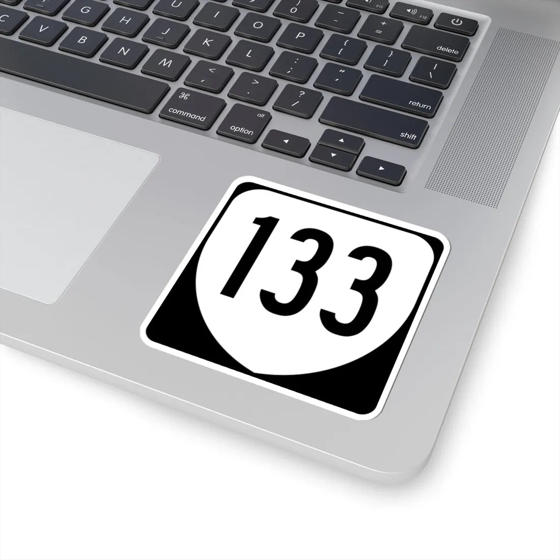 Virginia 133 1980 (Virginia) (Road Sign) STICKER Vinyl Kiss-Cut Decal - The Sticker Space