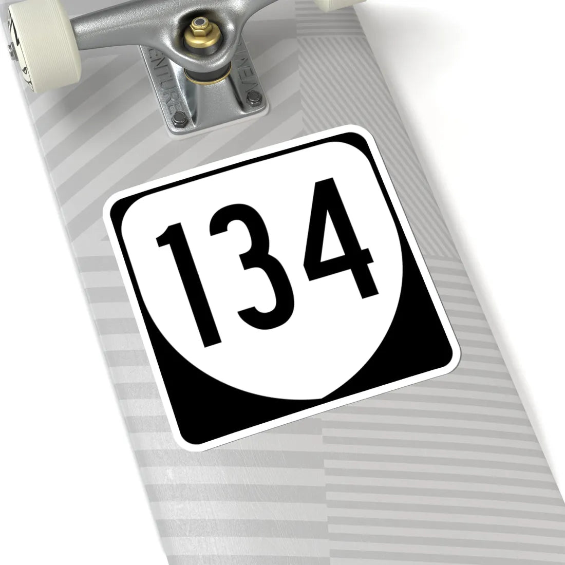 Virginia 134 1980 (Virginia) (Road Sign) STICKER Vinyl Kiss-Cut Decal - The Sticker Space