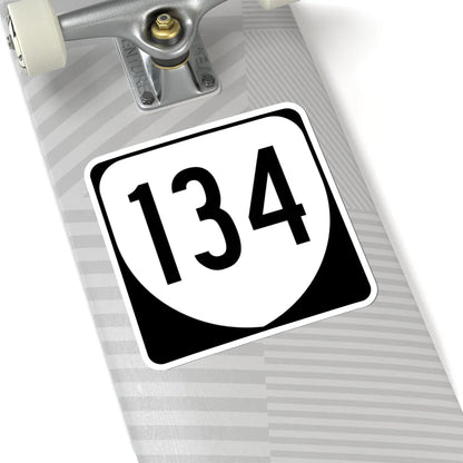 Virginia 134 1980 (Virginia) (Road Sign) STICKER Vinyl Kiss-Cut Decal - The Sticker Space