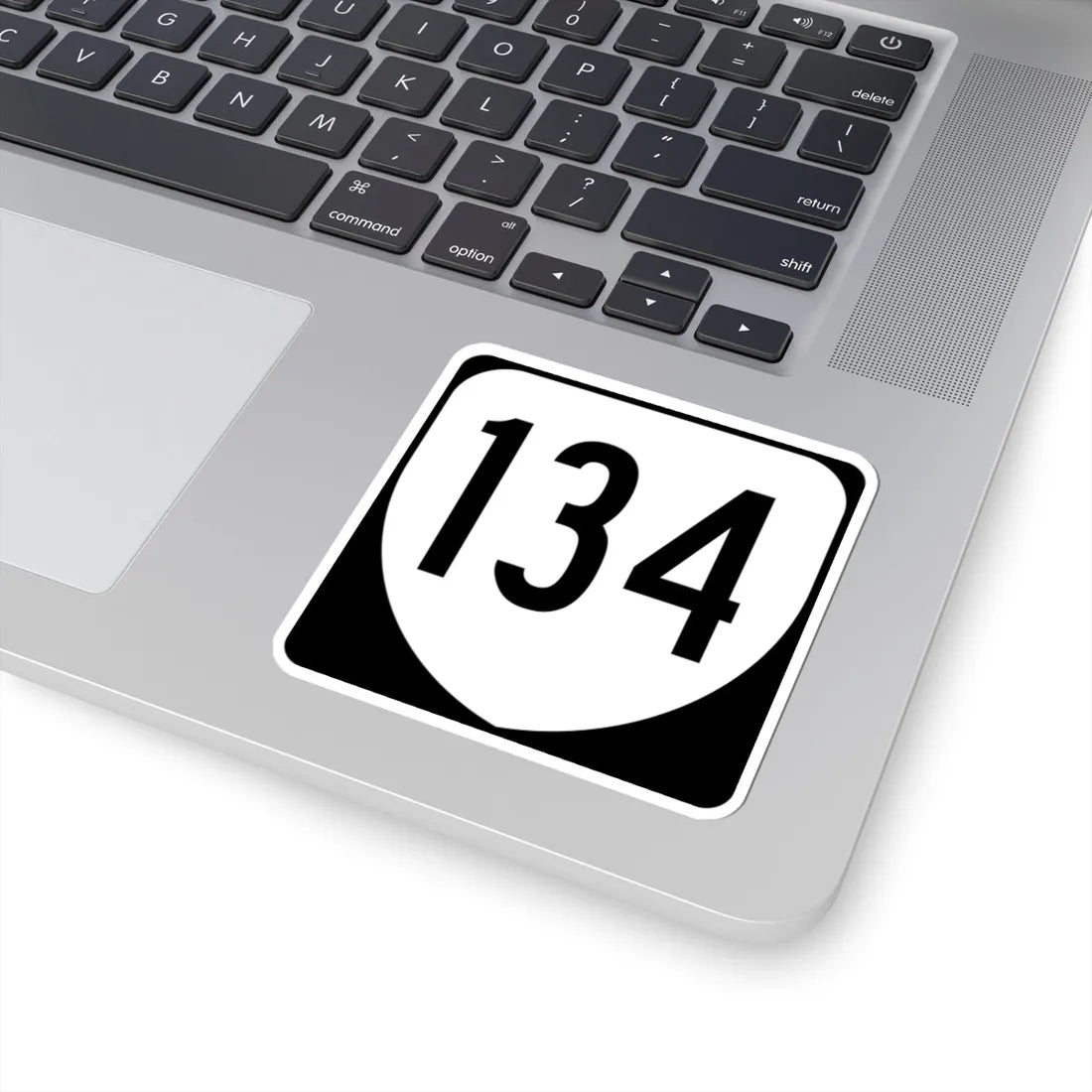 Virginia 134 1980 (Virginia) (Road Sign) STICKER Vinyl Kiss-Cut Decal - The Sticker Space