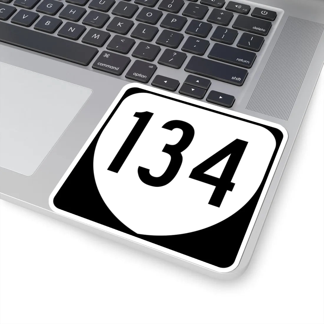 Virginia 134 1980 (Virginia) (Road Sign) STICKER Vinyl Kiss-Cut Decal - The Sticker Space