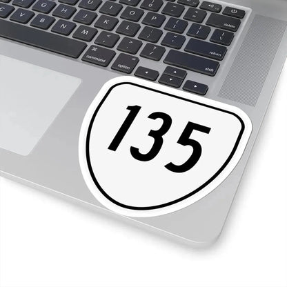 Virginia 135 1956 (Virginia) (Road Sign) STICKER Vinyl Kiss-Cut Decal - The Sticker Space