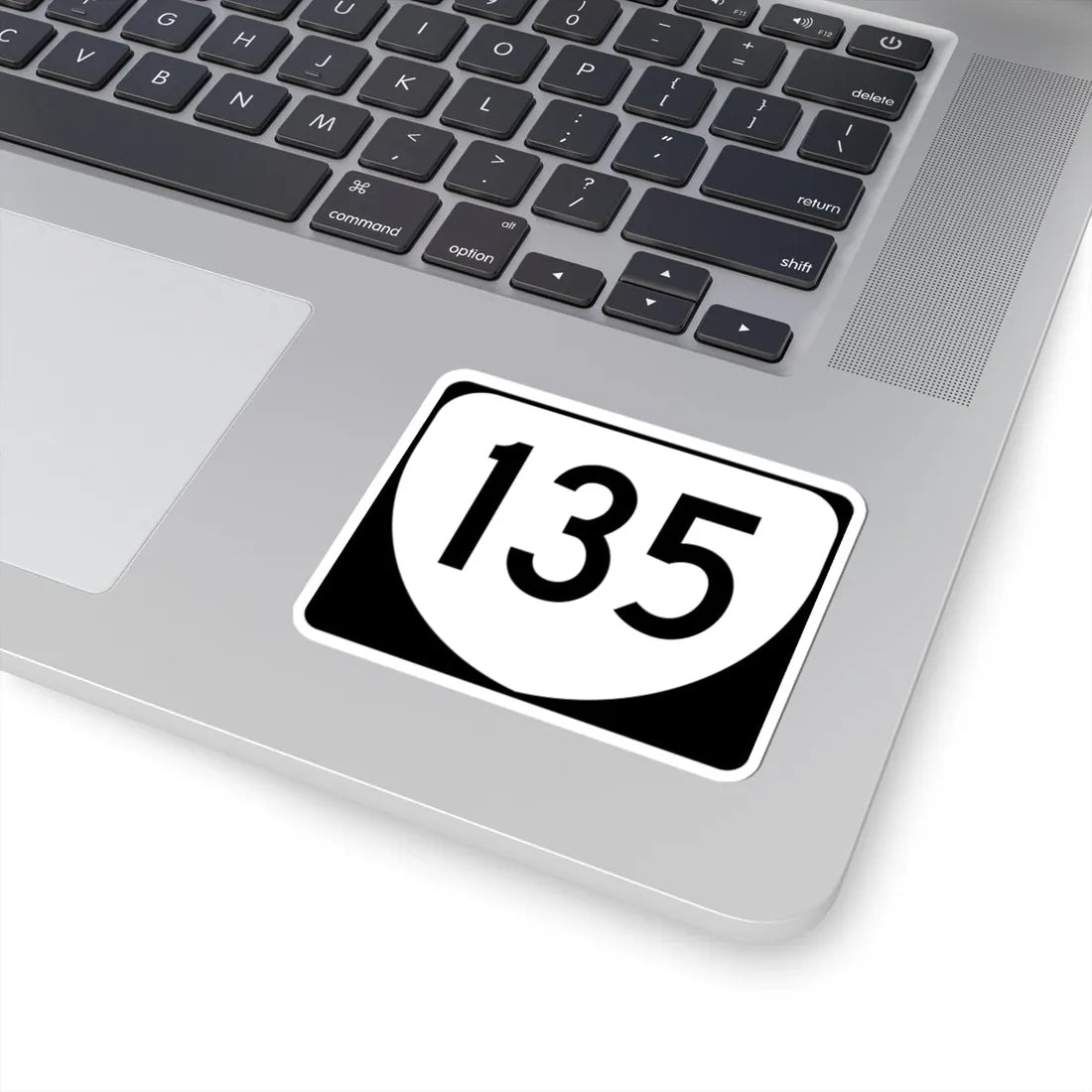 Virginia 135 (Virginia) (Road Sign) STICKER Vinyl Kiss-Cut Decal - The Sticker Space