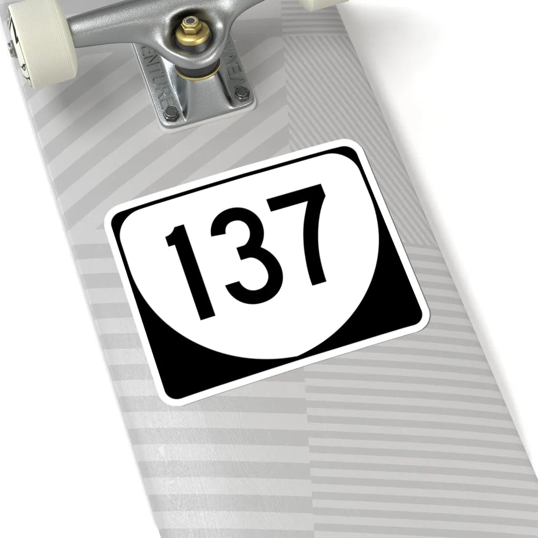 Virginia 137 (Virginia) (Road Sign) STICKER Vinyl Kiss-Cut Decal - The Sticker Space