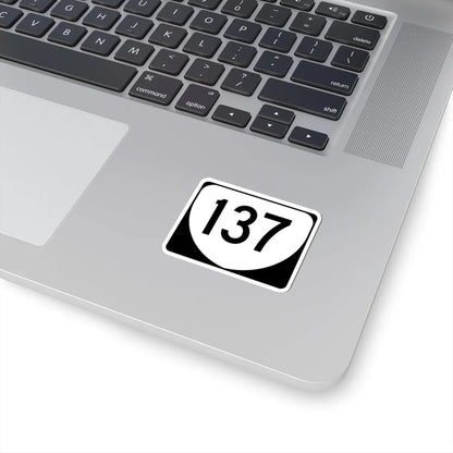 Virginia 137 (Virginia) (Road Sign) STICKER Vinyl Kiss-Cut Decal - The Sticker Space