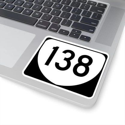 Virginia 138 (Virginia) (Road Sign) STICKER Vinyl Kiss-Cut Decal - The Sticker Space