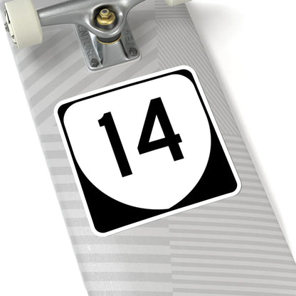 Virginia 14 (Virginia) (Road Sign) STICKER Vinyl Kiss-Cut Decal - The Sticker Space