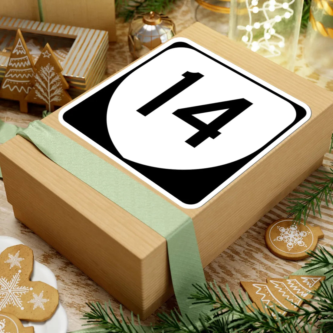 Virginia 14 (Virginia) (Road Sign) STICKER Vinyl Kiss-Cut Decal - The Sticker Space