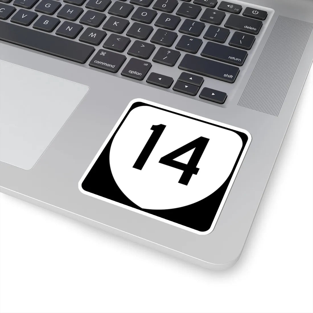 Virginia 14 (Virginia) (Road Sign) STICKER Vinyl Kiss-Cut Decal - The Sticker Space