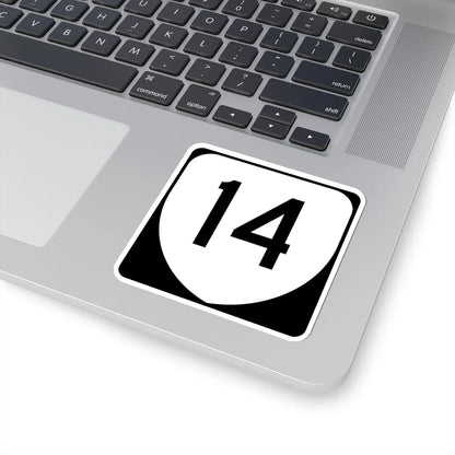 Virginia 14 (Virginia) (Road Sign) STICKER Vinyl Kiss-Cut Decal - The Sticker Space