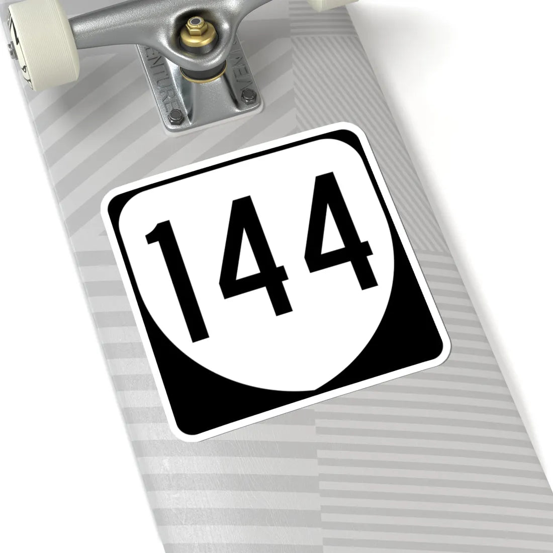 Virginia 144 1980 (Virginia) (Road Sign) STICKER Vinyl Kiss-Cut Decal - The Sticker Space