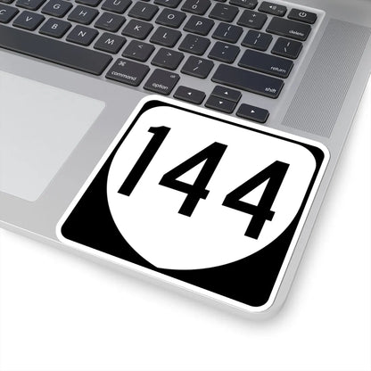 Virginia 144 1980 (Virginia) (Road Sign) STICKER Vinyl Kiss-Cut Decal - The Sticker Space