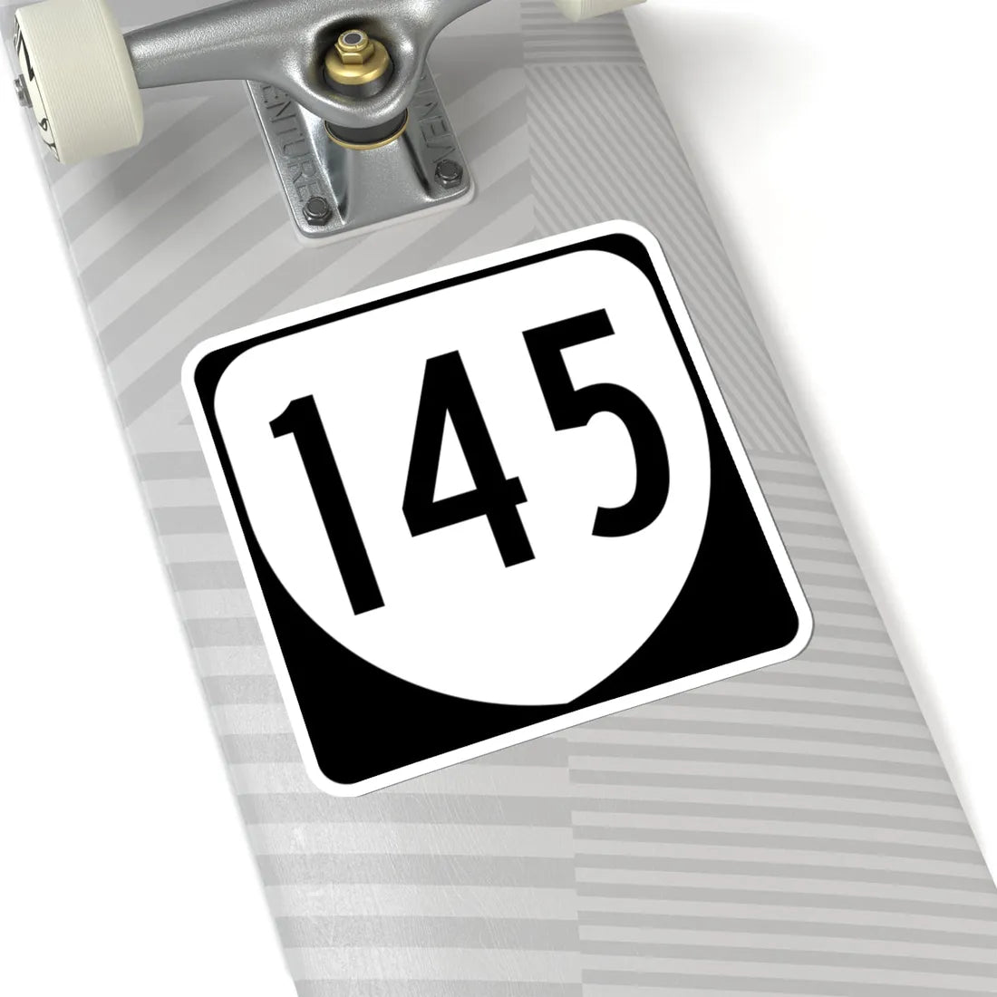 Virginia 145 1980 (Virginia) (Road Sign) STICKER Vinyl Kiss-Cut Decal - The Sticker Space