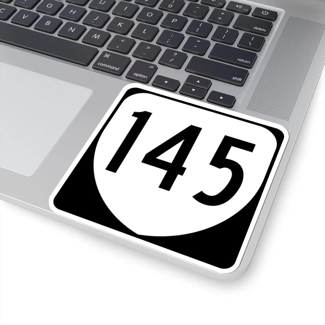 Virginia 145 1980 (Virginia) (Road Sign) STICKER Vinyl Kiss-Cut Decal - The Sticker Space