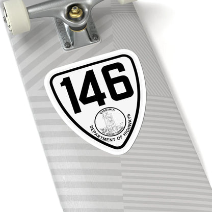 Virginia 146 1924 (Virginia) (Road Sign) STICKER Vinyl Kiss-Cut Decal - The Sticker Space