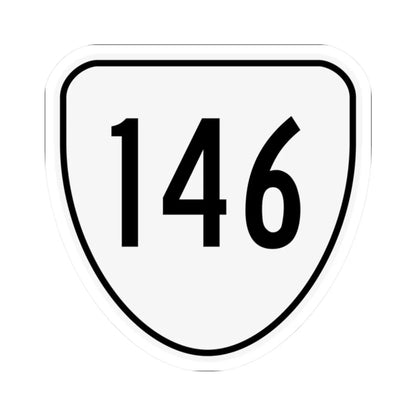 Virginia 146 1956 (Virginia) (Road Sign) STICKER Vinyl Kiss-Cut Decal 2 Inch White - The Sticker Space