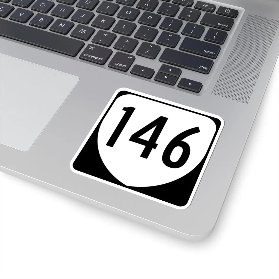 Virginia 146 1980 (Virginia) (Road Sign) STICKER Vinyl Kiss-Cut Decal - The Sticker Space