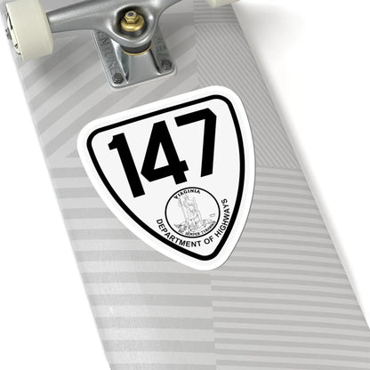 Virginia 147 1924 (Virginia) (Road Sign) STICKER Vinyl Kiss-Cut Decal - The Sticker Space