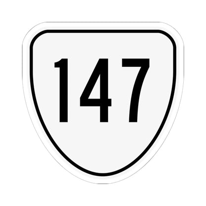 Virginia 147 1956 (Virginia) (Road Sign) STICKER Vinyl Kiss-Cut Decal 6 Inch White - The Sticker Space