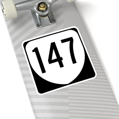 Virginia 147 1980 (Virginia) (Road Sign) STICKER Vinyl Kiss-Cut Decal - The Sticker Space