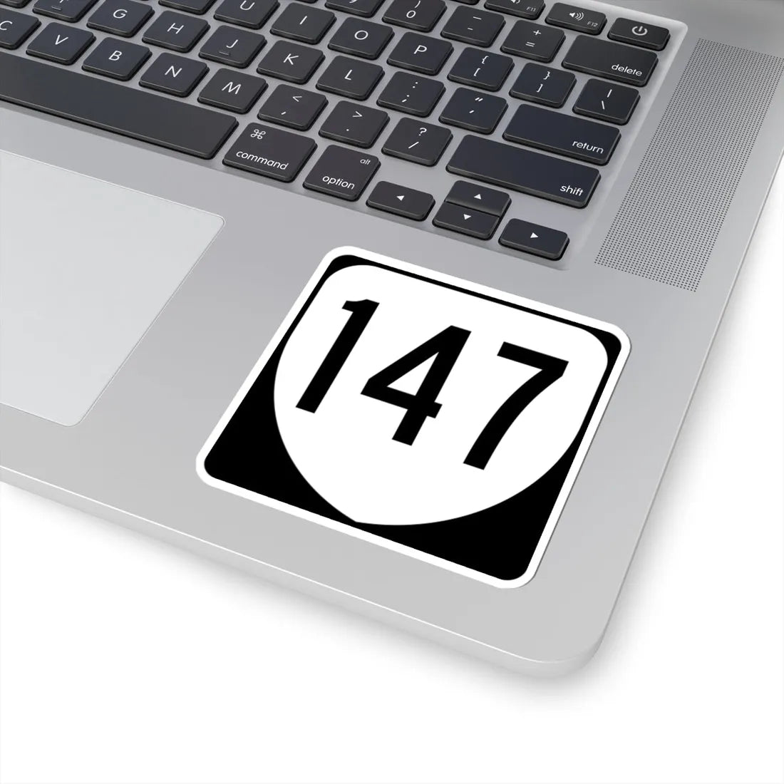 Virginia 147 1980 (Virginia) (Road Sign) STICKER Vinyl Kiss-Cut Decal - The Sticker Space