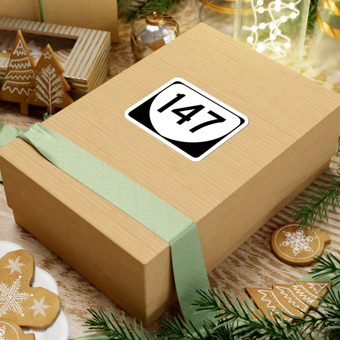 Virginia 147 (Virginia) (Road Sign) STICKER Vinyl Kiss-Cut Decal - The Sticker Space