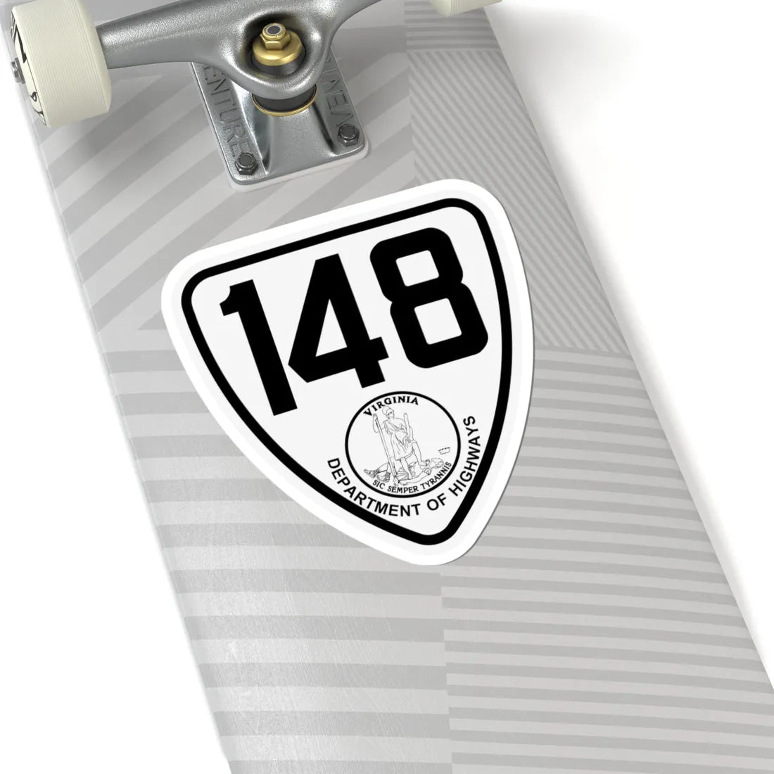 Virginia 148 1924 (Virginia) (Road Sign) STICKER Vinyl Kiss-Cut Decal - The Sticker Space