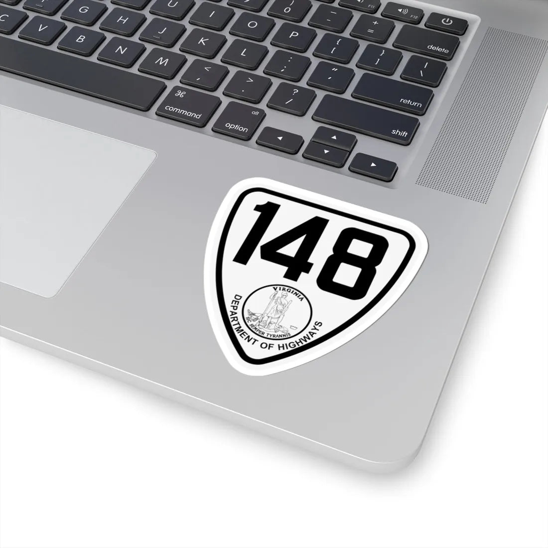 Virginia 148 1924 (Virginia) (Road Sign) STICKER Vinyl Kiss-Cut Decal - The Sticker Space