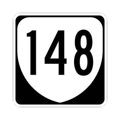 Virginia 148 1980 (Virginia) (Road Sign) STICKER Vinyl Kiss-Cut Decal 3 Inch White - The Sticker Space