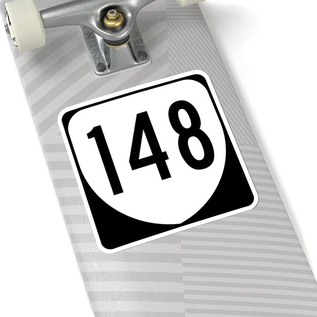 Virginia 148 1980 (Virginia) (Road Sign) STICKER Vinyl Kiss-Cut Decal - The Sticker Space