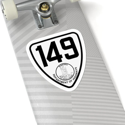 Virginia 149 1924 (Virginia) (Road Sign) STICKER Vinyl Kiss-Cut Decal - The Sticker Space