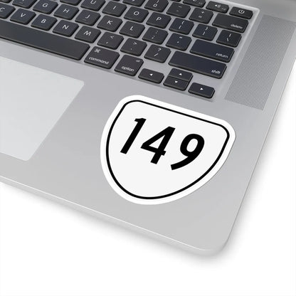 Virginia 149 1956 (Virginia) (Road Sign) STICKER Vinyl Kiss-Cut Decal - The Sticker Space