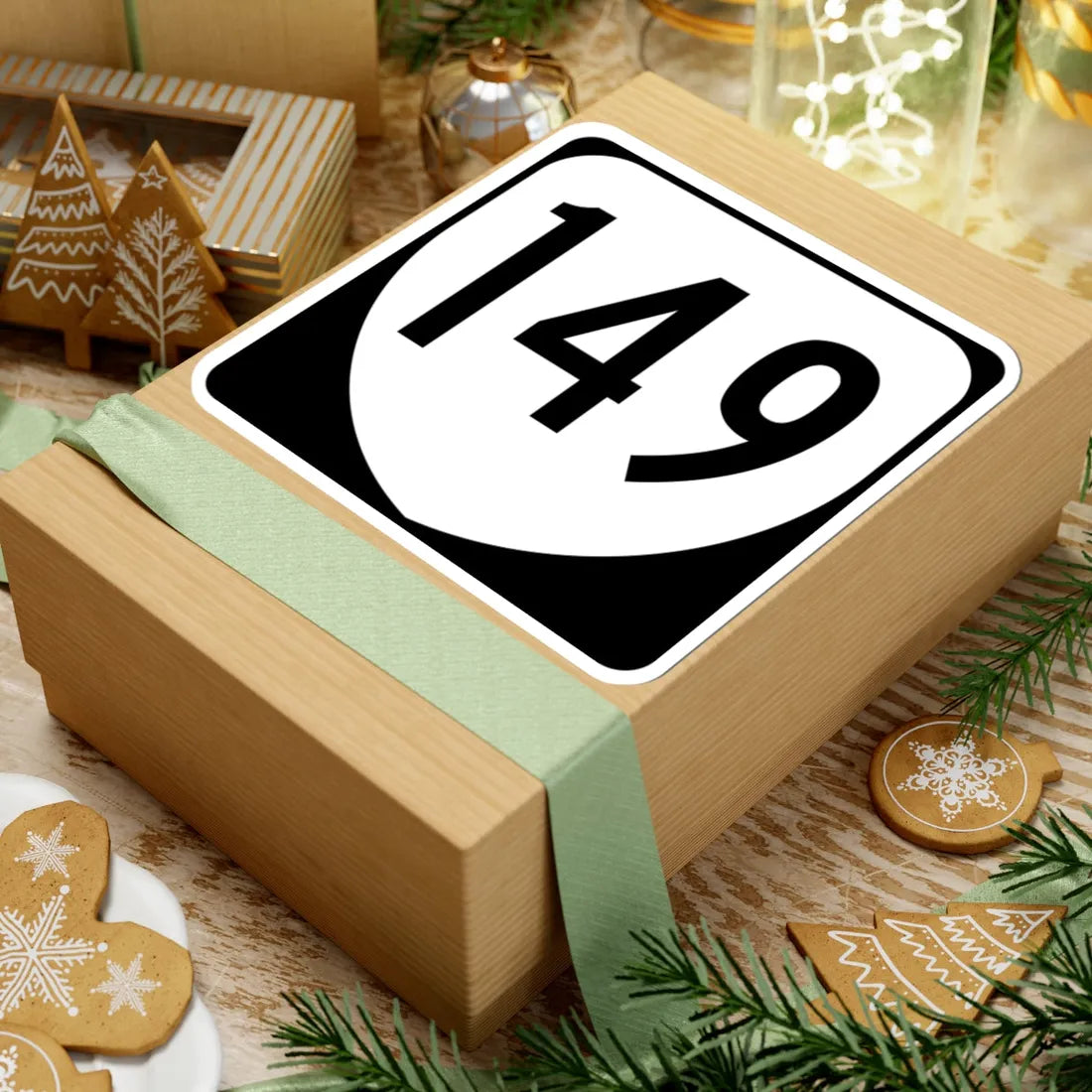 Virginia 149 1980 (Virginia) (Road Sign) STICKER Vinyl Kiss-Cut Decal - The Sticker Space