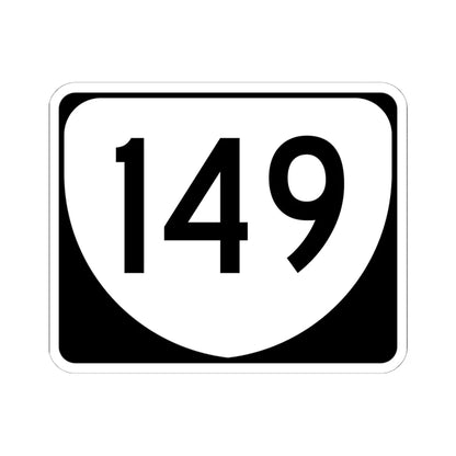 Virginia 149 (Virginia) (Road Sign) STICKER Vinyl Kiss-Cut Decal 6 Inch White - The Sticker Space