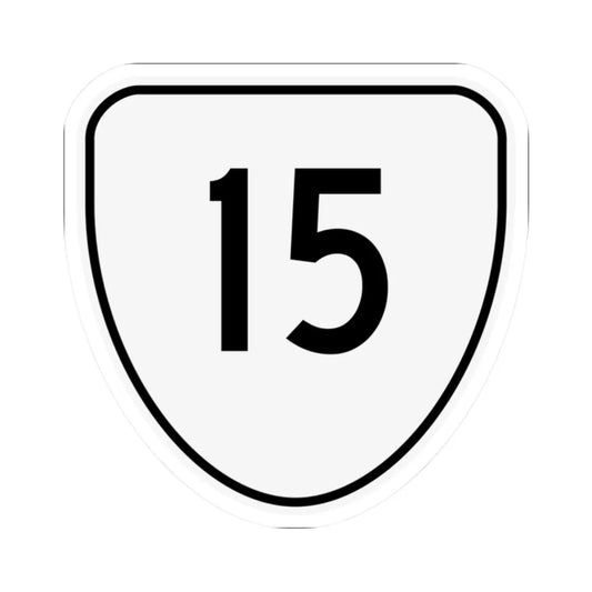 Virginia 15 1956 (Virginia) (Road Sign) STICKER Vinyl Kiss-Cut Decal 2 Inch White - The Sticker Space