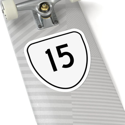 Virginia 15 1956 (Virginia) (Road Sign) STICKER Vinyl Kiss-Cut Decal - The Sticker Space