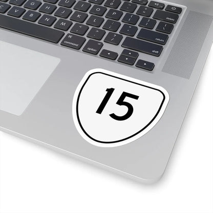 Virginia 15 1956 (Virginia) (Road Sign) STICKER Vinyl Kiss-Cut Decal - The Sticker Space
