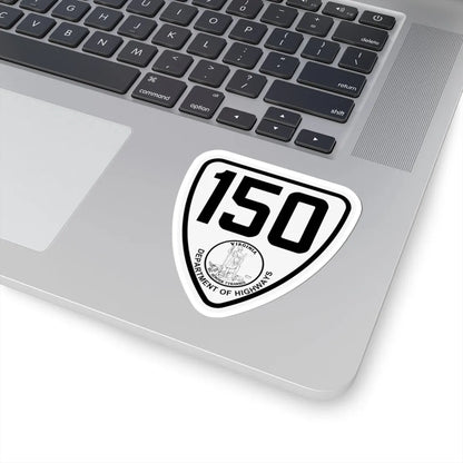 Virginia 150 1924 (Virginia) (Road Sign) STICKER Vinyl Kiss-Cut Decal - The Sticker Space