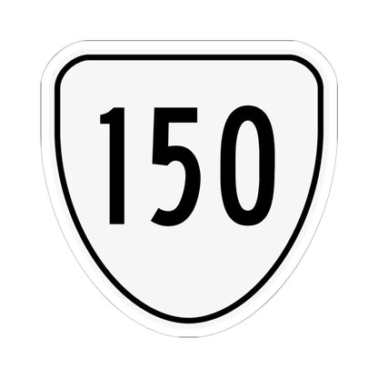 Virginia 150 1956 (Virginia) (Road Sign) STICKER Vinyl Kiss-Cut Decal 6 Inch White - The Sticker Space