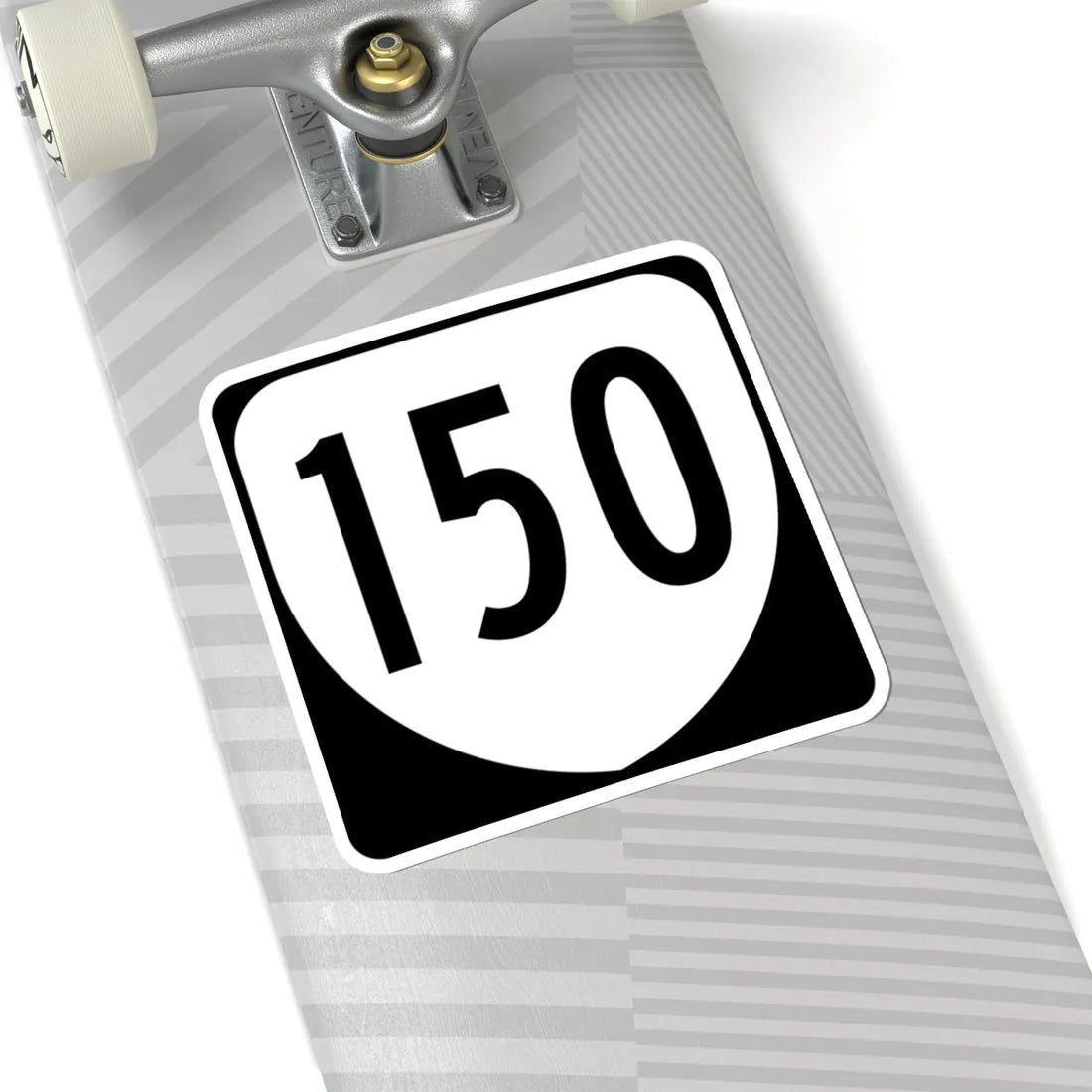 Virginia 150 1980 (Virginia) (Road Sign) STICKER Vinyl Kiss-Cut Decal - The Sticker Space