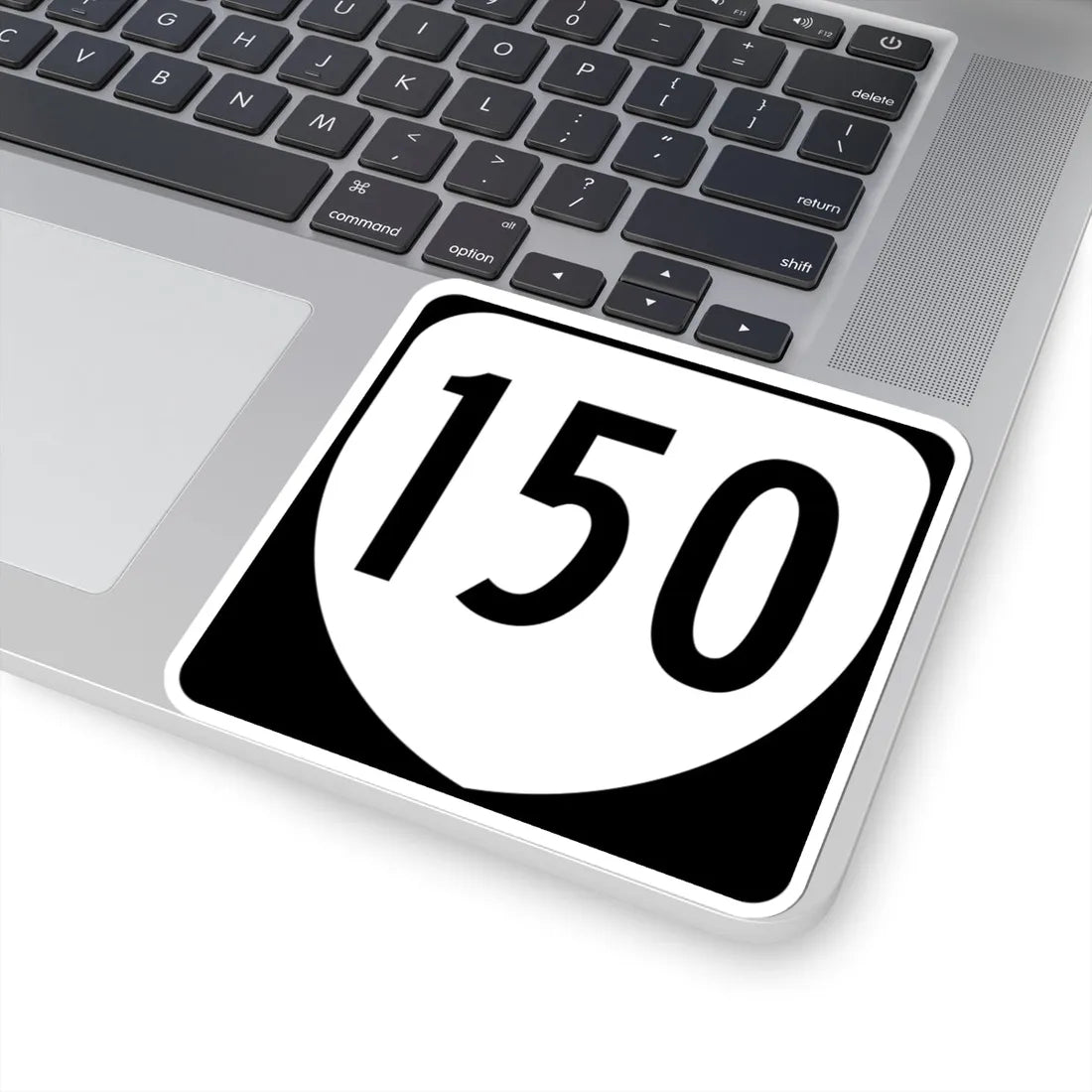 Virginia 150 1980 (Virginia) (Road Sign) STICKER Vinyl Kiss-Cut Decal - The Sticker Space