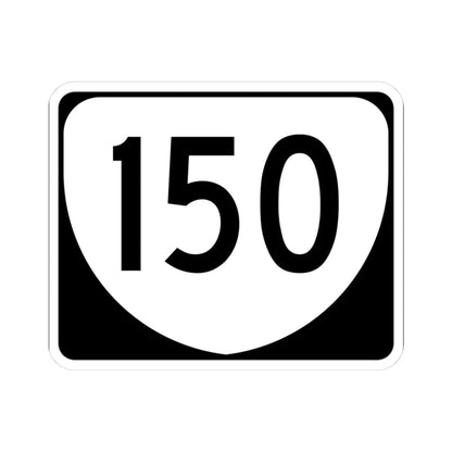 Virginia 150 (Virginia) (Road Sign) STICKER Vinyl Kiss-Cut Decal 3 Inch White - The Sticker Space