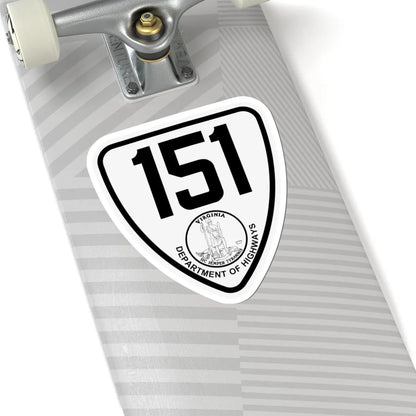 Virginia 151 1924 (Virginia) (Road Sign) STICKER Vinyl Kiss-Cut Decal - The Sticker Space