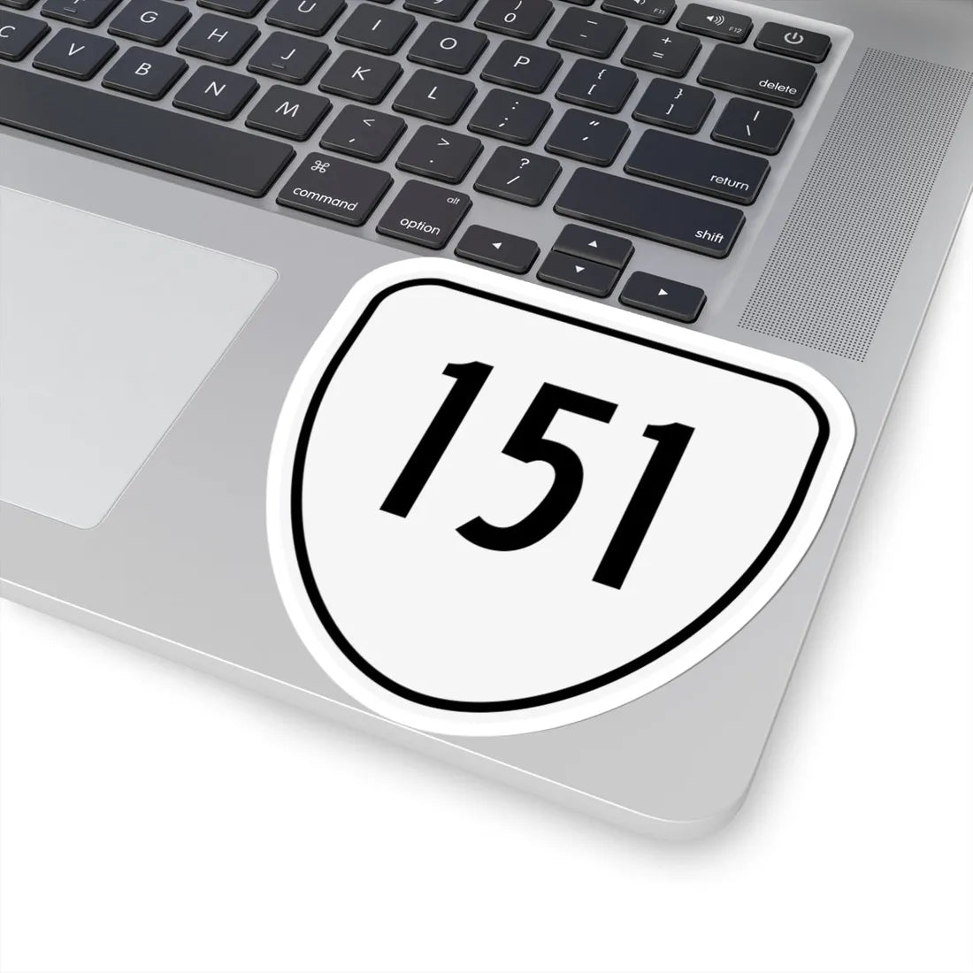 Virginia 151 1956 (Virginia) (Road Sign) STICKER Vinyl Kiss-Cut Decal - The Sticker Space