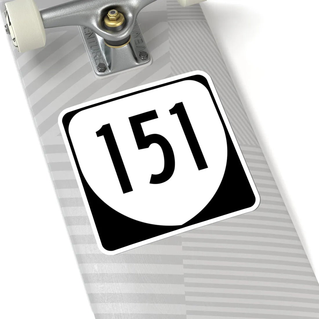 Virginia 151 1980 (Virginia) (Road Sign) STICKER Vinyl Kiss-Cut Decal - The Sticker Space