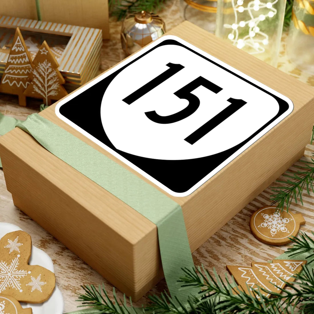 Virginia 151 1980 (Virginia) (Road Sign) STICKER Vinyl Kiss-Cut Decal - The Sticker Space