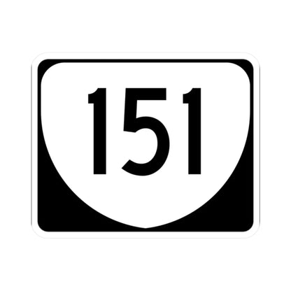 Virginia 151 (Virginia) (Road Sign) STICKER Vinyl Kiss-Cut Decal 2 Inch White - The Sticker Space